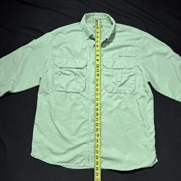 Guide Gear Men's shirt Large Green Long Sleeve Adventure Quick Dry - Picture 8 of 10